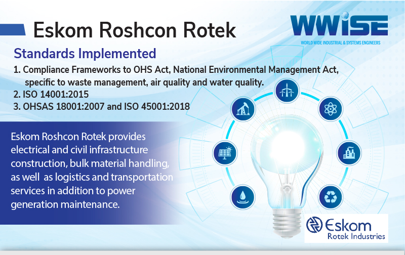 Eskom Roshcon Rotek Infographic
