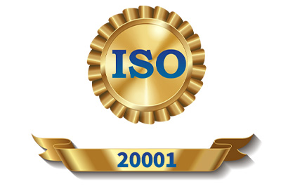 ISO20001 Badge